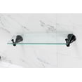 thumbnail image 2 of Kingston Brass BA1759MB 3.06 in. Heritage Bathroom Glass Shelf, Matte Black, 2 of 4