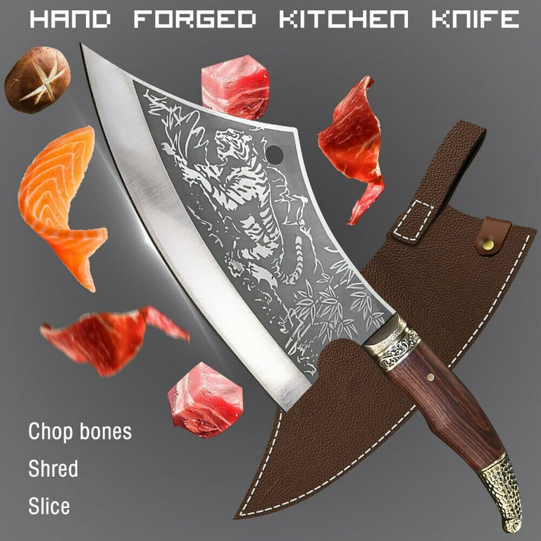 Forged Heavy Duty Meat Cleaver for Meat Cutting Bone Chopping