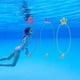 thumbnail image 4 of Set de 3 Juguetes para Piscina: 3 Flotadores con Aros para Bucear + Bolsas para Niños de 3 a 12 Años y Adultos., 4 of 7