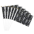 thumbnail image 4 of Handheld Flag Double-Sided Hand Waving Flag 8.2×5.5in Used For Team Activities Or Decoration In Decorative Places Dancing Skeleton Halloween Pattern Six Piece, 4 of 8