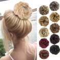 thumbnail image 1 of GHSDFBB 1PCS Chignon Désordonné Extension de Cheveux Bouclés Ondulés Chignon Synthétique pour Femmes Chignon, 1 of 7