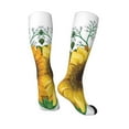 thumbnail image 5 of Lsque Sunflowers (2) Printed Crew Socks Men's Women's LightWeight Thin Casual Calf Socks ,Knee High Socks,Cotton Socks, 5 of 9