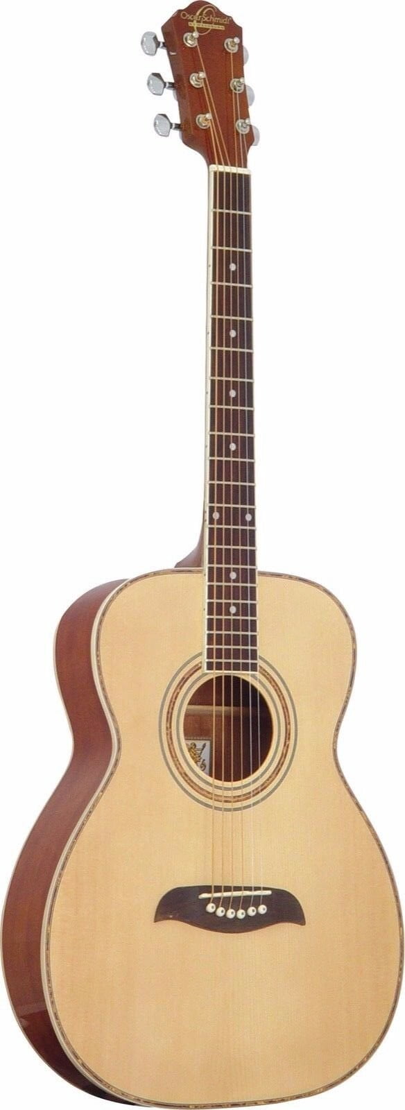 Oscar Schmidt OF2 Folk Acoustic Guitar. Natural