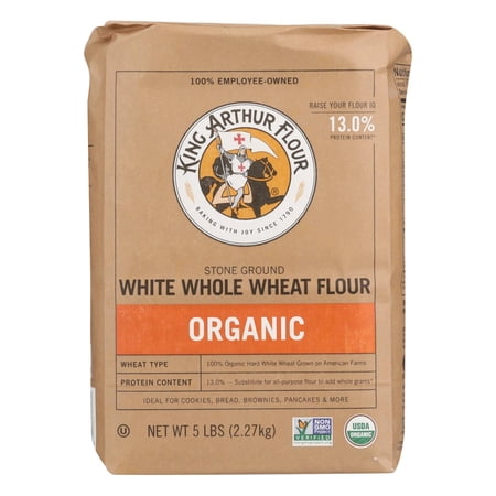 100% ORGANIC WHITE WHOLE WHEAT FLOUR