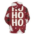 thumbnail image 3 of Merry Christmas 3d Sweatshirts Hoodie Fashion Casual Personality Men's Women Street Hoodie Pullovers Long Sleeve Comfortable Top, 3 of 6