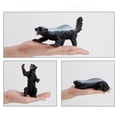 thumbnail image 6 of Honey Badger Figurine Realistic Simulation Wild Animal PVC Miniature Honey Badger Educational Toy for Kids, 6 of 7