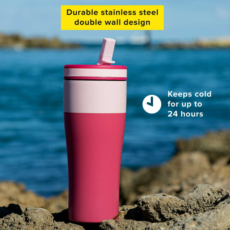 Tasty Double Wall Stainless Steel Insulated Tumbler with Built-In