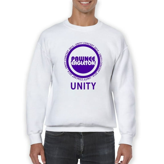 Pawnee Eagleton Sweatshirt Men Parks And Recreation, Male Large