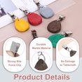 thumbnail image 3 of Uxcell 12Pcs Pesas para Manteles, Colgante de Mármol con Clip de Metal en Forma de Gota, Café, 3 of 6