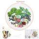 thumbnail image 1 of Kit de bordado DIY Plant Creative Kit de punto de cruz con tela y aguja, 1 of 8