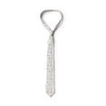 thumbnail image 3 of Modern Necktie, Polka Dots Geometric, Dress Tie, 3.7", Grey White Yellow, by Ambesonne, 3 of 3