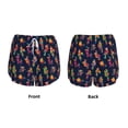 thumbnail image 3 of Salouo Colorful Birds Print Women's 2 in 1 Running Shorts Double-Layer Shorts Athletic Workout Gym Yoga Shorts Running Shorts for Women-Large, 3 of 7