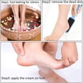 thumbnail image 3 of 4 Pcs Pedicure Rasp Dead Skin Remover Double Sided Foot Scrubber Heel Scraper Foot Scrub Care Tool, 3 of 5