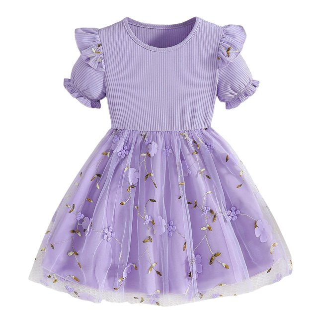 FhsagQ Robe pour Filles Bébés Filles Jupe Tutu Douce Tout-Petit Fête Carnaval Fille Jupe Tutu en Maille Nœud Jupe Robes de Pâques pour Filles Taille 16-18 Robes pour Filles Taille 14 Rouge F