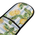 thumbnail image 2 of Dailycode Double Sided Oven Mitt with Loop Heat Resistant Kitchen Long Potholders 7" x 35" Lemon Slice and Leaves, 2 of 6
