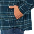 thumbnail image 6 of Orvis Men’s Spread Collar Flannel Shirt (Blue,Large), 6 of 7