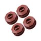 thumbnail image 2 of Paquete de 4 clips para alfombrillas de coche, soporte para fundas, accesorios para automóviles, ligeros Marron oscuro, 2 of 9
