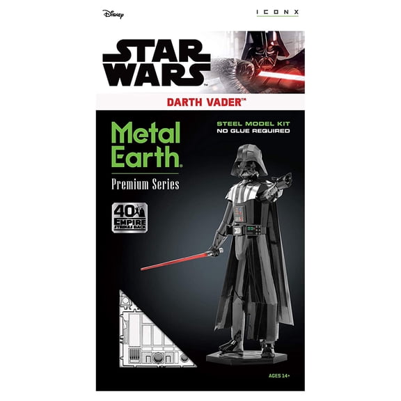 Metal Earth Premium Series ICONX 3D Metal Model Kit - Star Wars Darth Vader