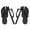 2-black/Black, variant on Foldable Travel Flip Flops for Women Men Quick-Dry Non-Slip Bathroom Beach Thong Sandals