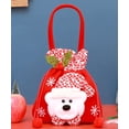 thumbnail image 5 of LINLIN Christmas Candy Bags, 3PCS Christmas Drawstring Gift Bags Snowman Doll Cookie Candy Bag for Kids Xmas Holiday Party Favors Pouch Goody Bags, 5 of 8