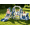 Blue with swing, variant on KORIMEFA 6-IN-1 Toddler Slide Set for kids Age 1-4, Bus-Themed Climber Indoor Outdoor Playset with Slide, Basketball Hoop, Climber, Wheel