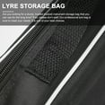 thumbnail image 5 of Monyance Thickened Lyre Storage Bag Lyre Harp Bag - Portable Instrument Holder & Organizer(16.14X11.81X2.76Inches), 5 of 10