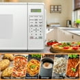 thumbnail image 3 of Mainstays 0.7 Cu ft Countertop Microwave Oven, 700 Watts， White, 3 of 12