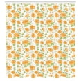 thumbnail image 3 of Ambesonne Vintage Shower Curtain, Floral Peony Bouquets, 69"Wx70"L, Pale Orange Green White, 3 of 3