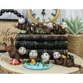 thumbnail image 6 of Ebros Colorful Nautical Pacific Sea Otters Family Miniature Figurines Set of 6, 6 of 6