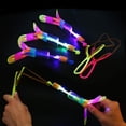 thumbnail image 1 of Jinsinto 10 Pcs Flèche Lumineuse LED Incroyable Fusée Rotative Jouets Volants pour Enfants Jouet Clignotant Flèche, 1 of 5