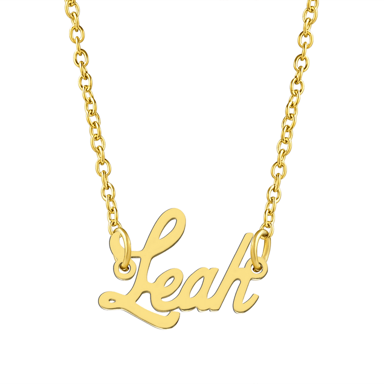 Leah name necklace sale