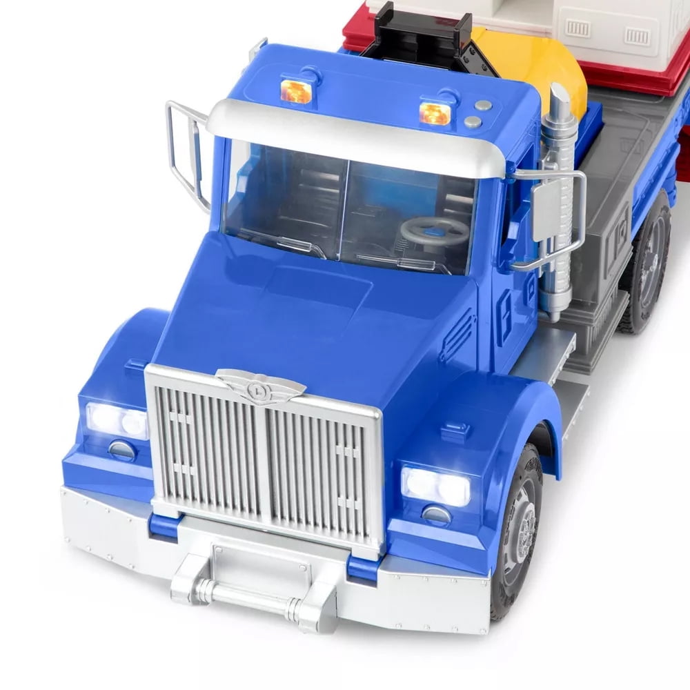 DRIVEN by Battat Jumbo Crane Truck - Large Toy Crane Truck with Movable Parts