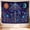 C, variant on XaaKee, Tapestry Wall Hanging, Cosmic Patterned Undergrowth, High-Quality Polyester Bedroom Tapestry, 60x40Inch