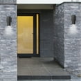thumbnail image 2 of 62/1149 Nuvo Lighting 10W 1 LED Large Up or Down Outdoor Wall Sconce in Utility Style-5 Inches Wide by 8.25 Inches High-Bronze Finish, 2 of 11