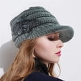 thumbnail image 2 of Destyer Fashionable Knitted Caps With Ear Protectors For Extra Warmth Knitted Hats Funny Hat Wool Hat dark grey 1Set, 2 of 6