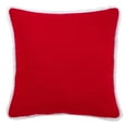 thumbnail image 2 of Doux NoÃ«L Collection Contemporary Typography Chain Stitch Faux Fur Trim Pillow Case, 2 of 4