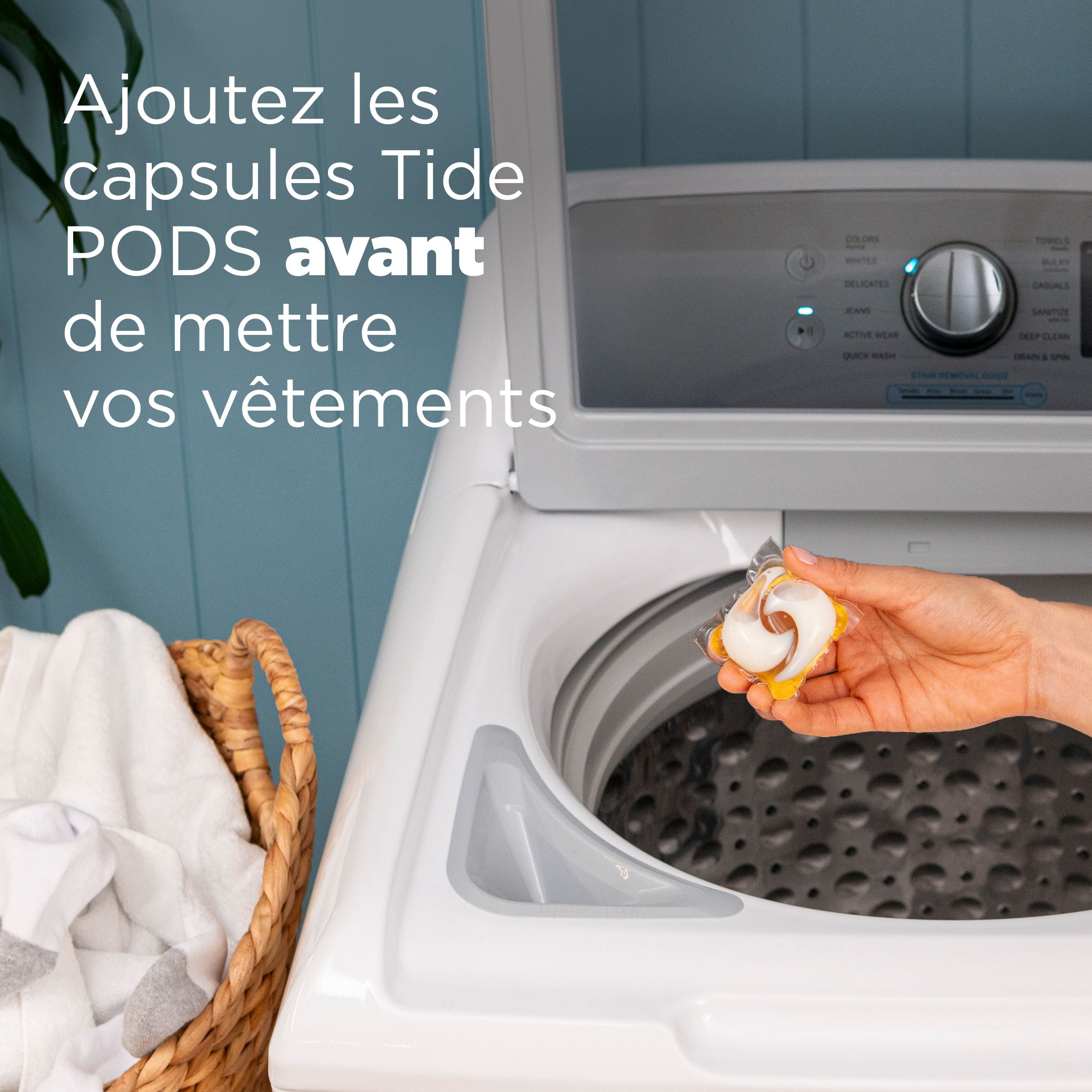 Tide PODS Free and Gentle Coldwater Laundry Detergent Pacs, 45 Count, Hypoallergenic Laundry Detergent Pacs, TIDE TD PWRPDS F&G CW45CT