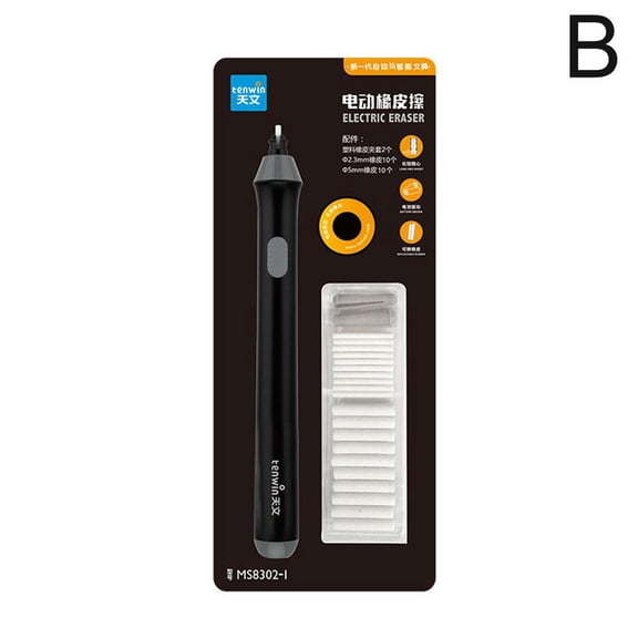 Electric Eraser Kit Automatic Pencil RubbersRefills Artist Drafting Art New P6