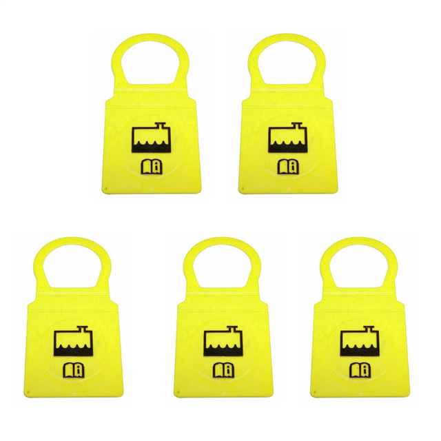 5X pour 1984-2017 Bouchon de Réservoir de Liquide de Refroidissement 55111074AA, 5 x Bouchon de Réservoir de Liquide de Refroidissement, Jaune