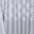 thumbnail image 2 of Gray and White Printed Lattice Shower Curtain, 2 of 3