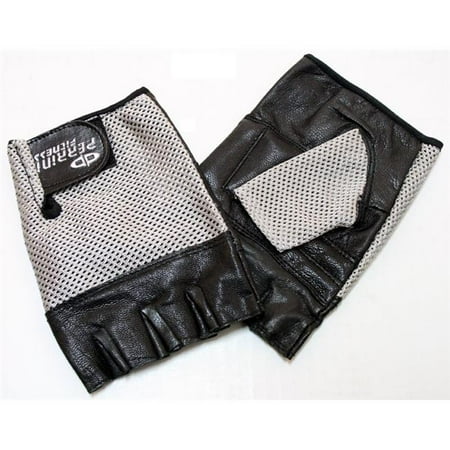 

Leather Gloves Medium - Silver
