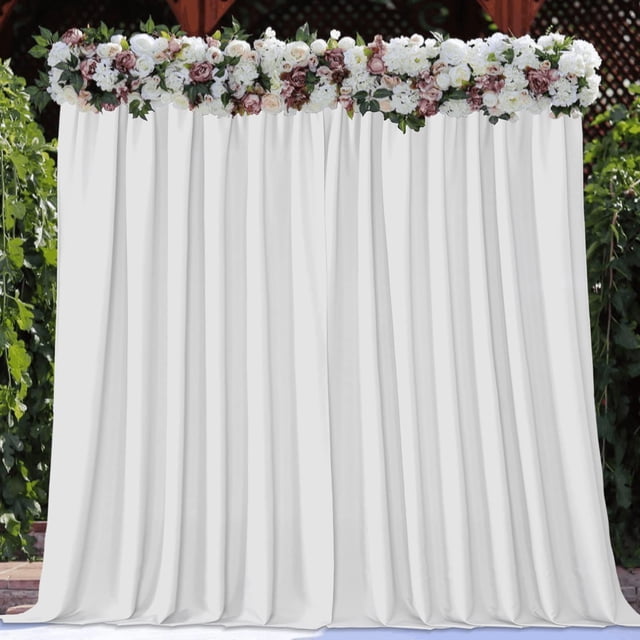 Telón de fondo Joydeco, poliéster blanco, 1,5 m x 3 m, 2 paneles Joydeco NA