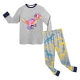 thumbnail image 5 of Baby Toddler Kids Viscose from Bamboo Pajamas Set 6-12 Months 12-24 Months 2t 3t 4t 5t 6t 7t 8t 9t Children(Grey,5-6 Years), 5 of 5