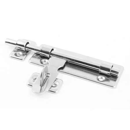 Unique Bargains Gate Lock Stainless Steel Latch Bolt Latch Catch 5.3" Long