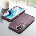 thumbnail image 6 of JTCASES for Samsung Galaxy S23 Case, Shockproof Anti-drop PC Frame Anti-slip Strip Silicone Back Shell Rugged Anti-scratch for Samsung Galaxy S23 (6.1" 2023) - Purple, 6 of 8