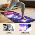 thumbnail image 4 of Colorful Butterfly Pattern Hot Yoga Mat Towel Non Slip for Hot Yoga - Quick-Drying Yoga Mat Cover with 4 Corner Pockets with Travel Bag - Hot Yoga Towel Non Slip Grip Moisture Wicking Sweat 70"x26", 4 of 6