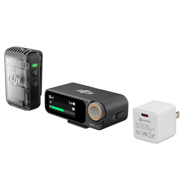 Micrófono DJI Mic 2 con Cancelación de Ruido Omnidireccional 250 m