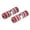 Red, variant on 1 Pair Anti-slip Groove Strong Load-bearing High Hardness Bike Rear Pedals Aluminum Foot Rest Pegs Bike Accessories
