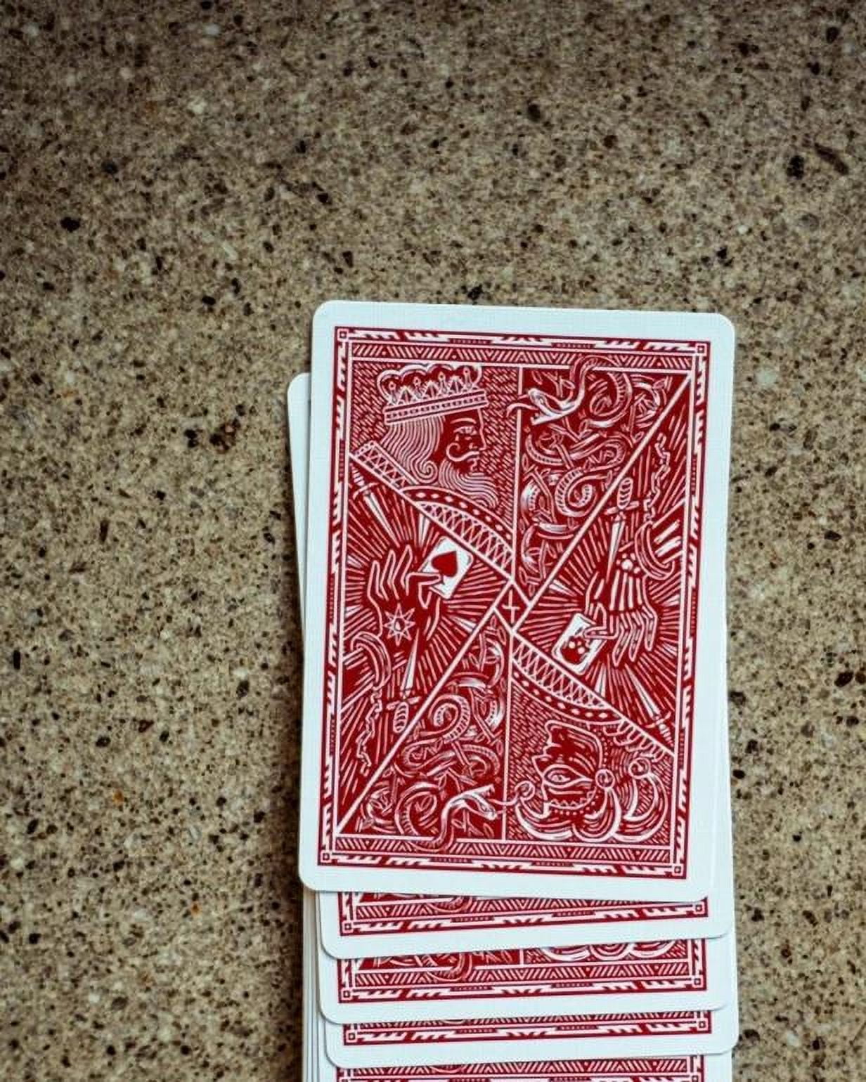 Blood Red Edition (V2 2019) Playing Cards by Joker and the Thief
