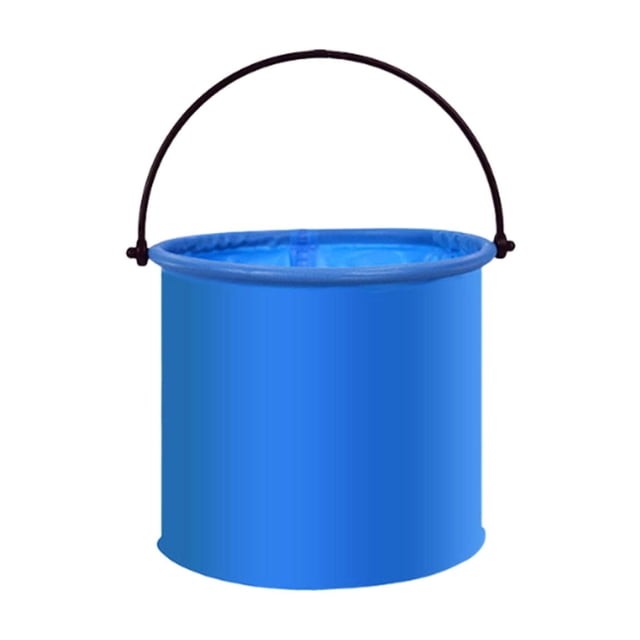 fheaev Seau de Voyage Pliable avec Poignée, Contenant d'Eau Portable, Seau Multifonction Pliable pour Camping, Randonnée, Pique-Nique, Pêche en Plein Air